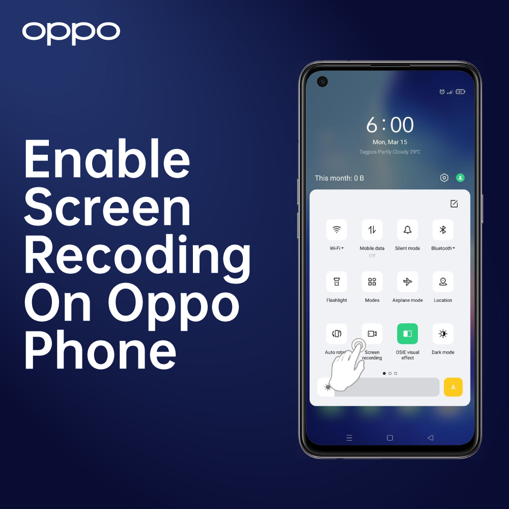Enable Screen Recording on OPPO Mobile Phone