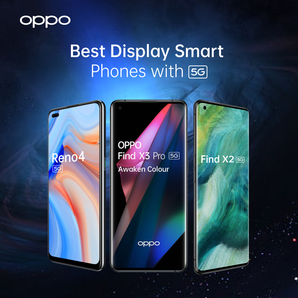 OPPO Best Display Phones with 5G